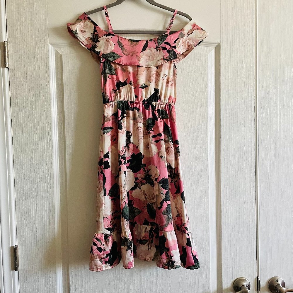 Floral Summer Dress Size M (7/8)